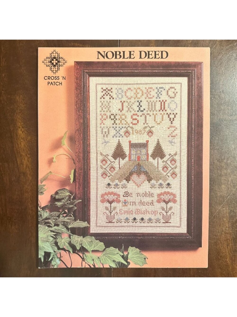 Noble Deed Cross Stitch Pattern Booklet By Cross N Patch 1987